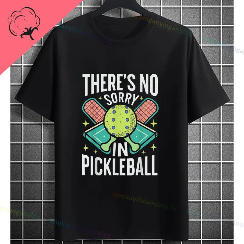 Pickleball Graphic T-Shirt – "It Was in" Funny Design Casual 100% Cotton Short-sleeve Fashion Sporty Style Tee Perfect for Gift