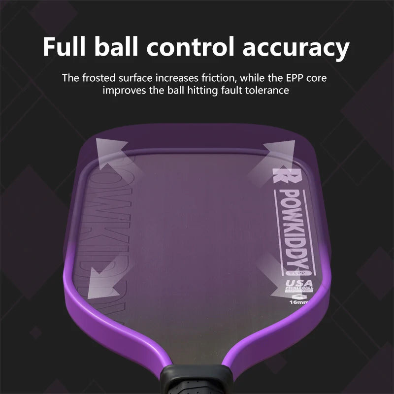 Pickleball Paddle Board Fifth Generation EPP Foam Core Heat-pressed Integrated High Elasticity T700 Carbon Fiber Pickleball