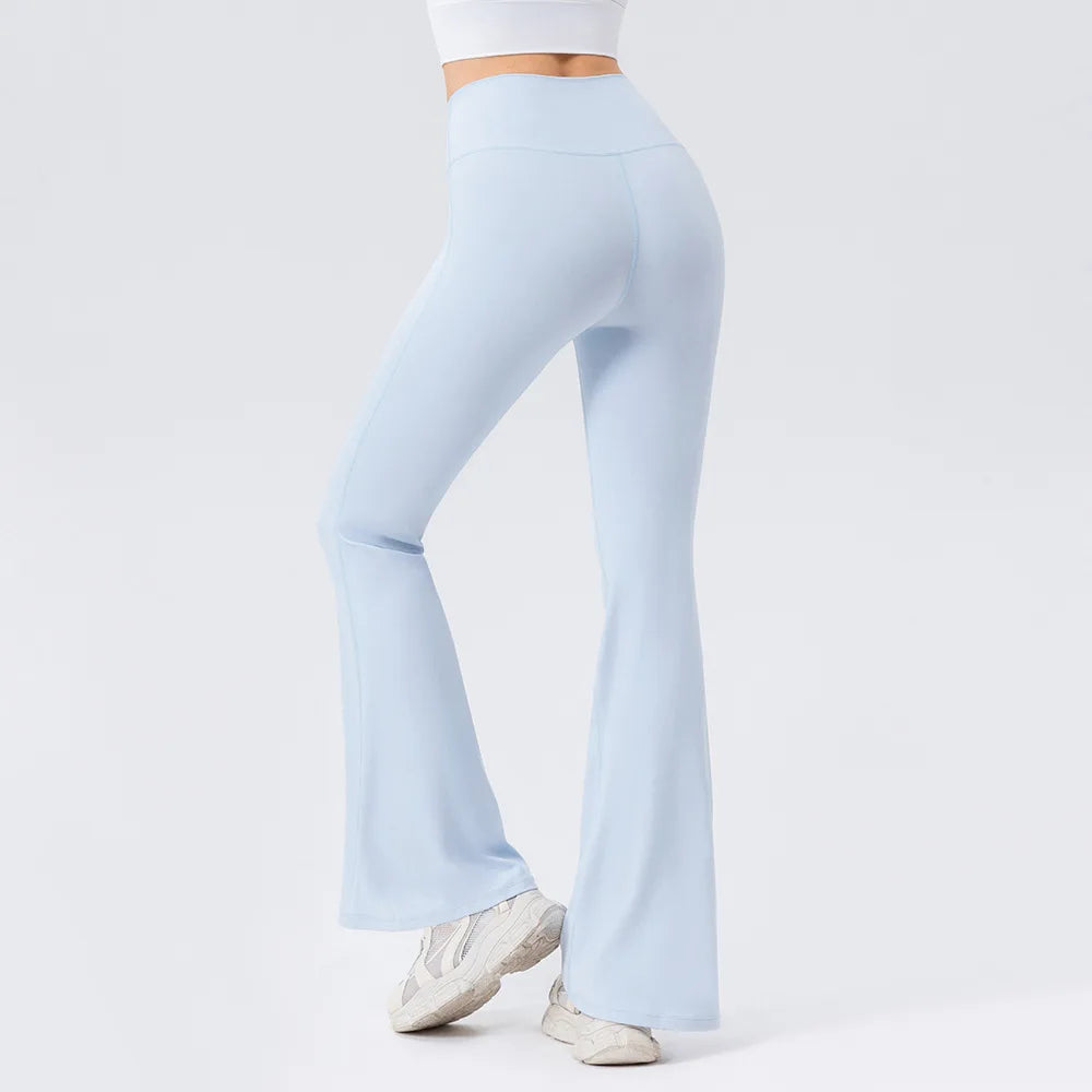 Yoga Pants Women High Waisted Yoga Pants with Pockets  Workout Flare Leggings Work Dress Pants Sports running fitness pants