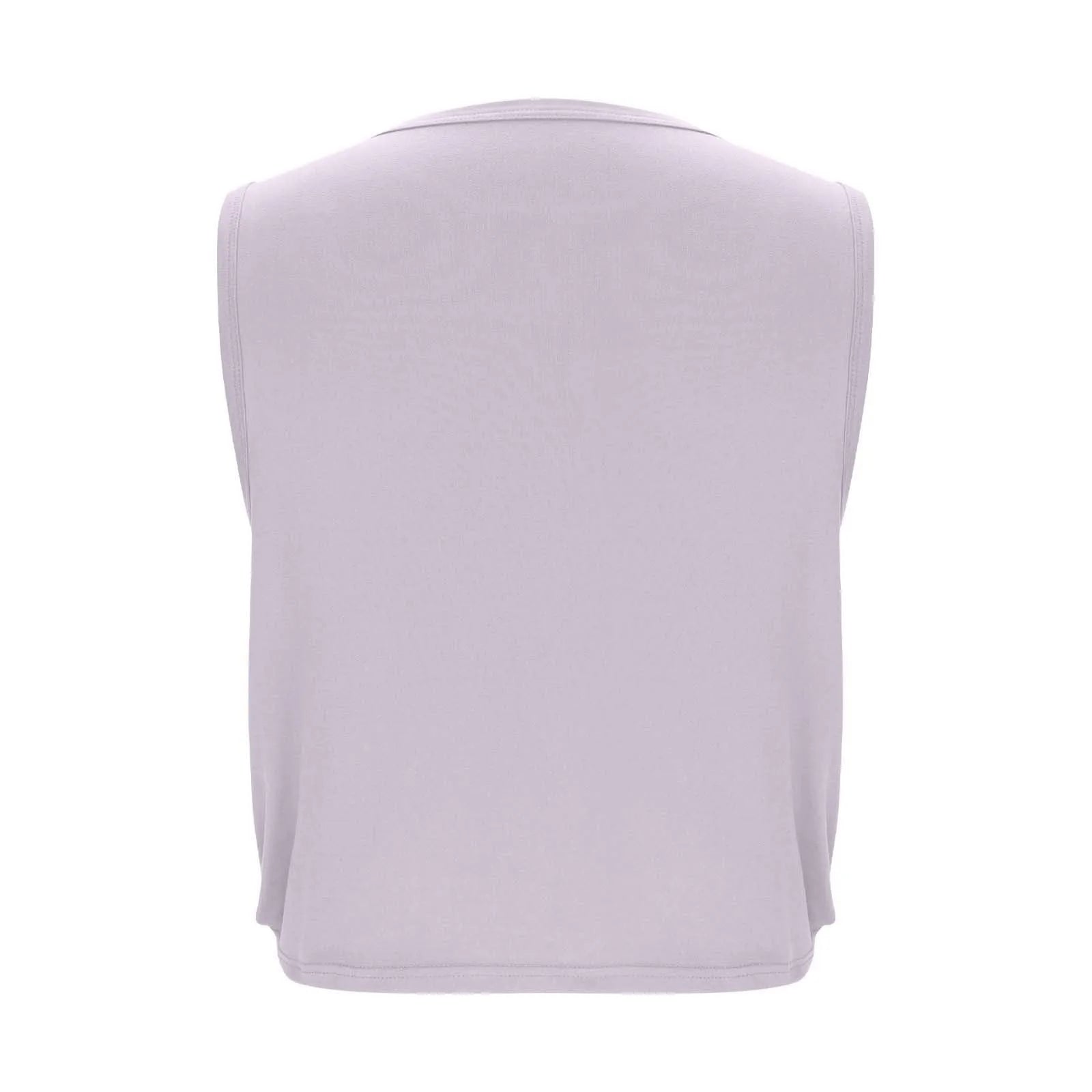 Women Sleeveless Yoga Tops Athletic Vest Breathable Blouse Cover Up Gym Workout Cool T-Shirt Running Short Tank Crop Top
