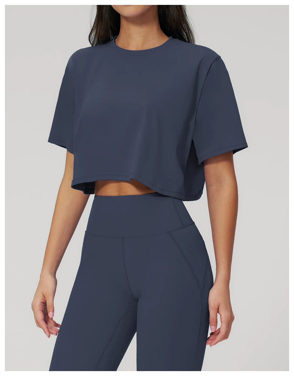 Yoga Tops Summer Sports Fitness Clothes Women's Short Sleeves Yoga Shirts Running Sports Gym Tops Loose Breathable Casual Tops