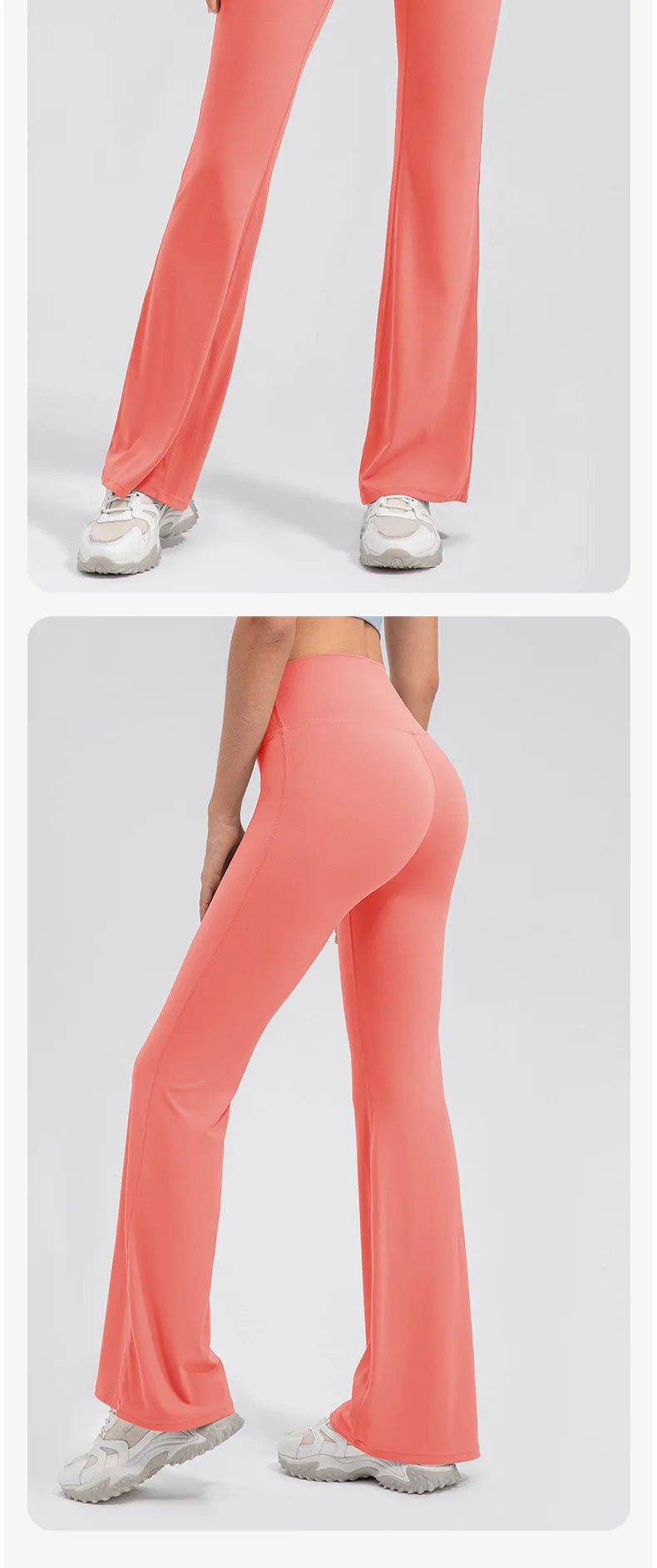 Yoga Pants Women High Waisted Yoga Pants with Pockets  Workout Flare Leggings Work Dress Pants Sports running fitness pants