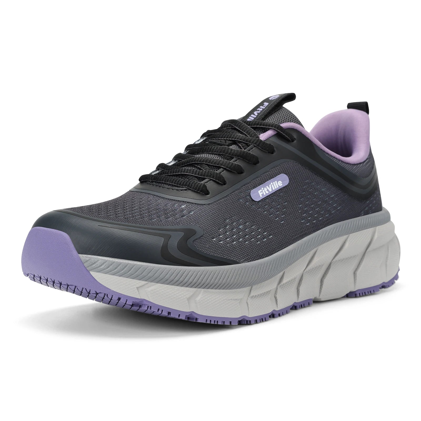 Fittington Women's Sports Shoes Wide Women Sneakers Non-Slip Tennis Walking Running Shoes For Women Swollen Feet Pain Relief