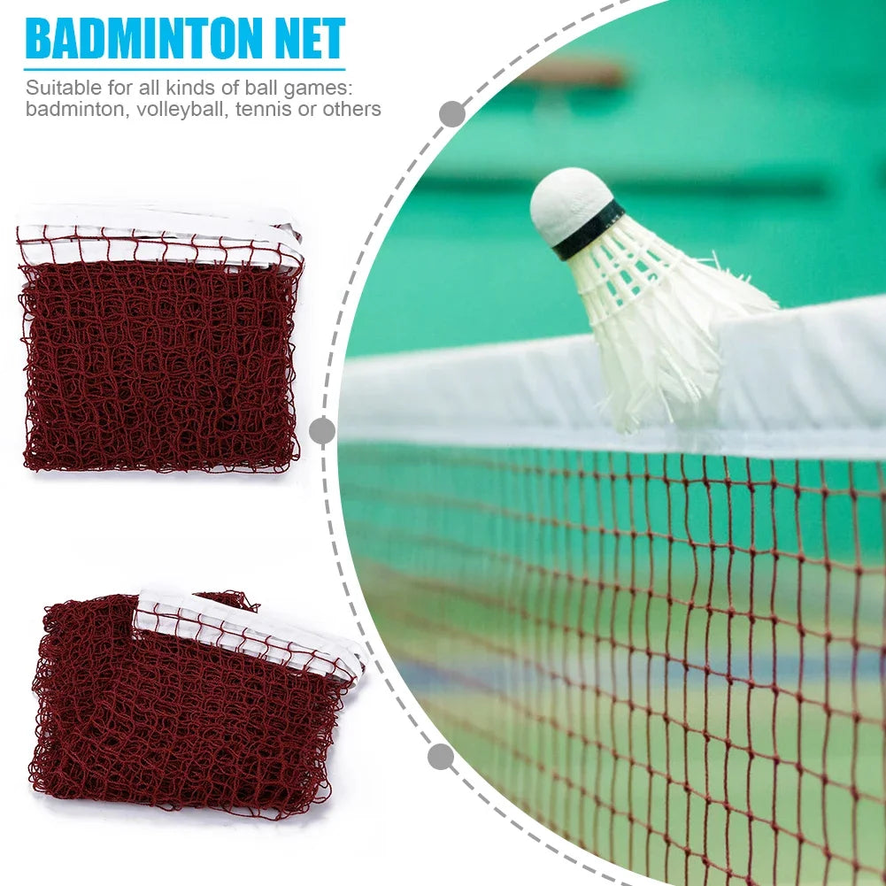 Badminton Net Polypropylene Badminton Replacement Net Easy Setup Badminton Net Replacement for Badminton Tennis Volleyball