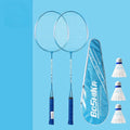 Sports Products Newest Designed Ferroalloy Frame Badminton Rackets A Pair Badminton Racquet with Premium Badminton Bag & 3 Balls