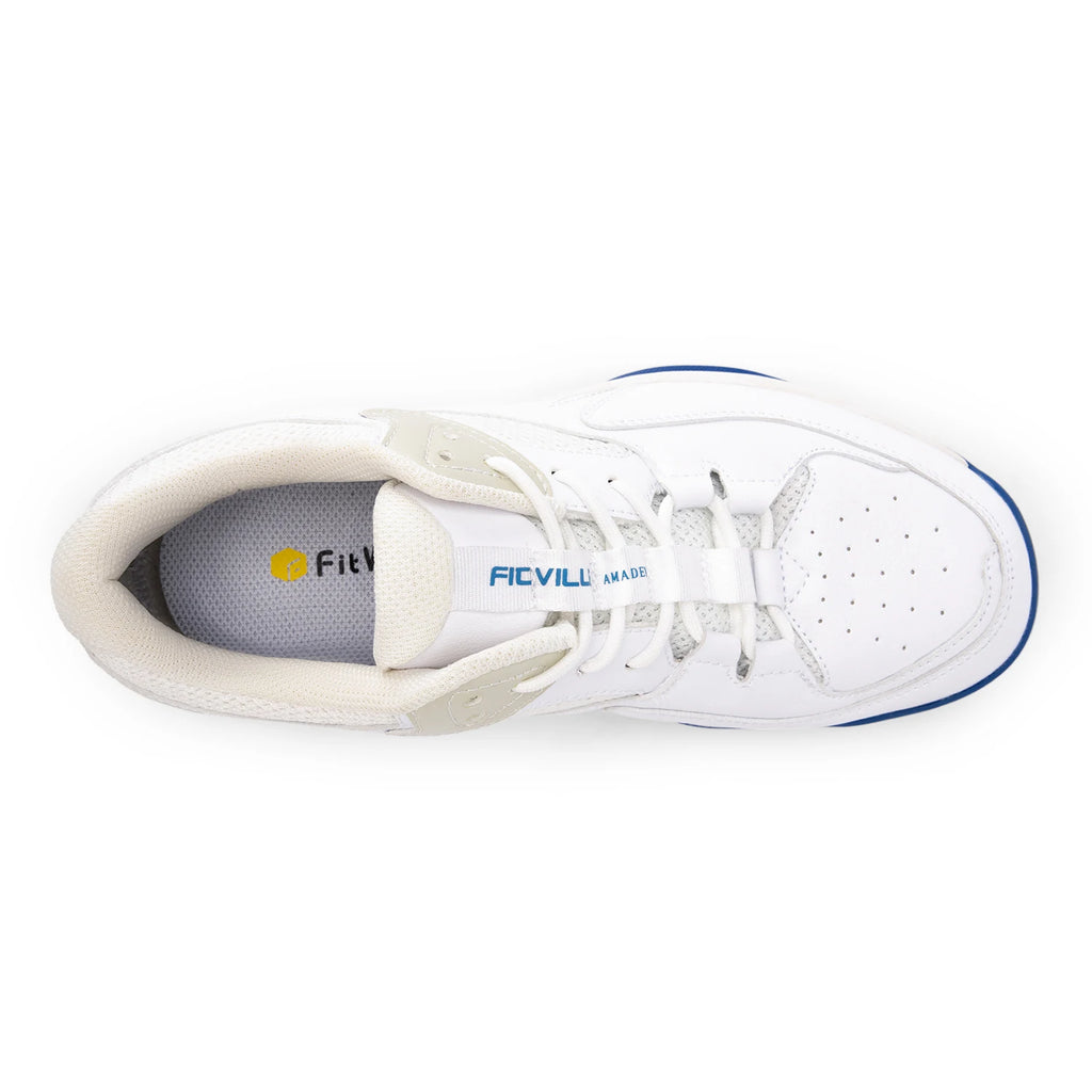 FitVille Mens Tennis Shoes Professional Training Sneakers Wear Resistant Anti-Slip Sweat Absorbent for Swollen Feet Arch Support