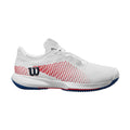 WILSON Mens Sneaker White/Deja Vu Blue Red 8.5