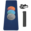 Knsbk Non Slip Yoga Mat TPE Workout Mat for Men Women Thick Workout Mat with Carrying Strap Fitness Mats for Exercise Yoga Fitness Pilates Floor Workouts (72" x 24" x 6mm)
