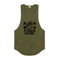 Breathable Loose Cotton Men's Gym Vest for Casual Wear