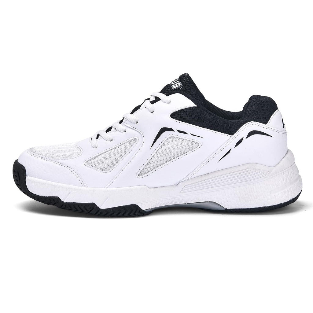 LEFUS Mens P601 Pickleball Shoes Non-Slip Cushioning Breathable Court Shoes (Black 11)