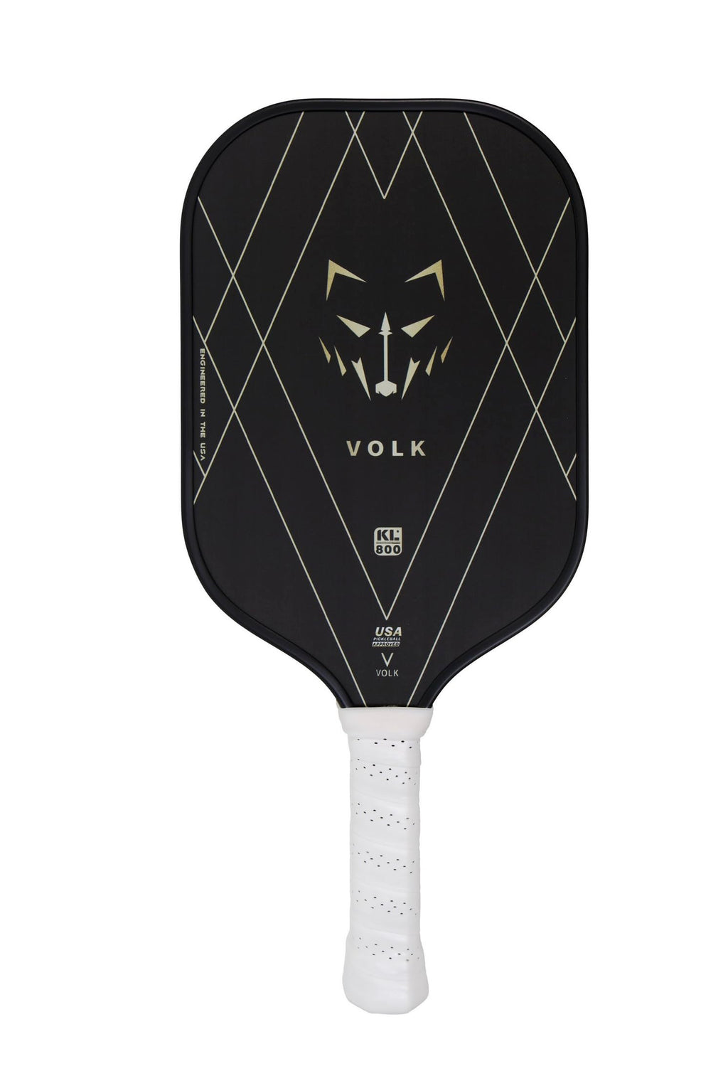 VOLK KL800 Pro 16MM Pickleball Paddle with Enhanced Power and Control - TORAY T700 Carbon Fiber - Pink - USAPA Approved
