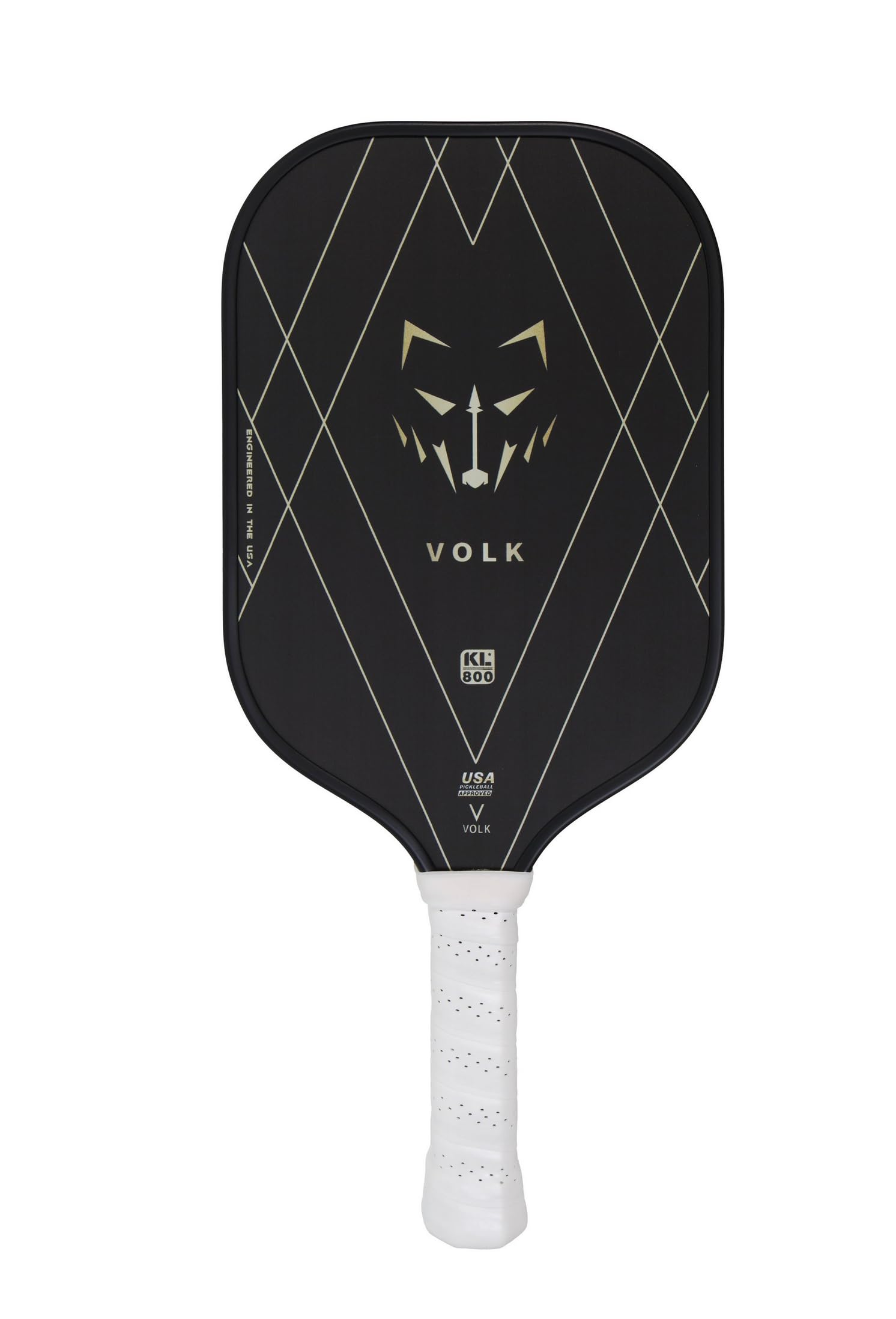 VOLK KL800 Pro 16MM Pickleball Paddle with Enhanced Power and Control - TORAY T700 Carbon Fiber - Pink - USAPA Approved