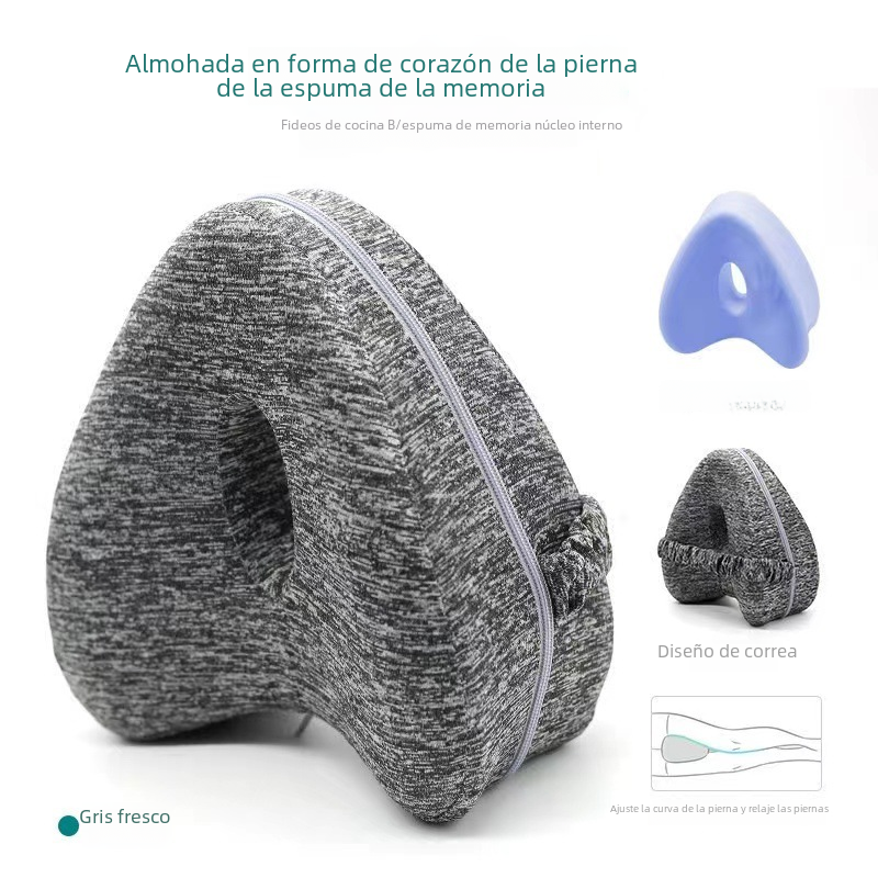 Memory Foam Knee Pillow for Yoga and Leg Support