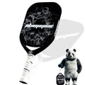 Edgeless Carbon Fiber Pickleball Paddle with Aero Throat | USAPA Approved Thermoformed Pickleball Racket | T700 CarbonFusion Grit Surface | 8.8 oz Ideal for Aggressive and Power Players