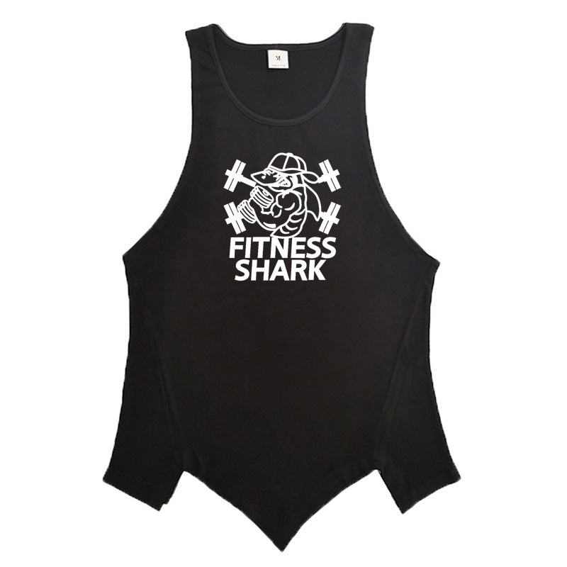Breathable Loose Cotton Men's Gym Vest for Casual Wear